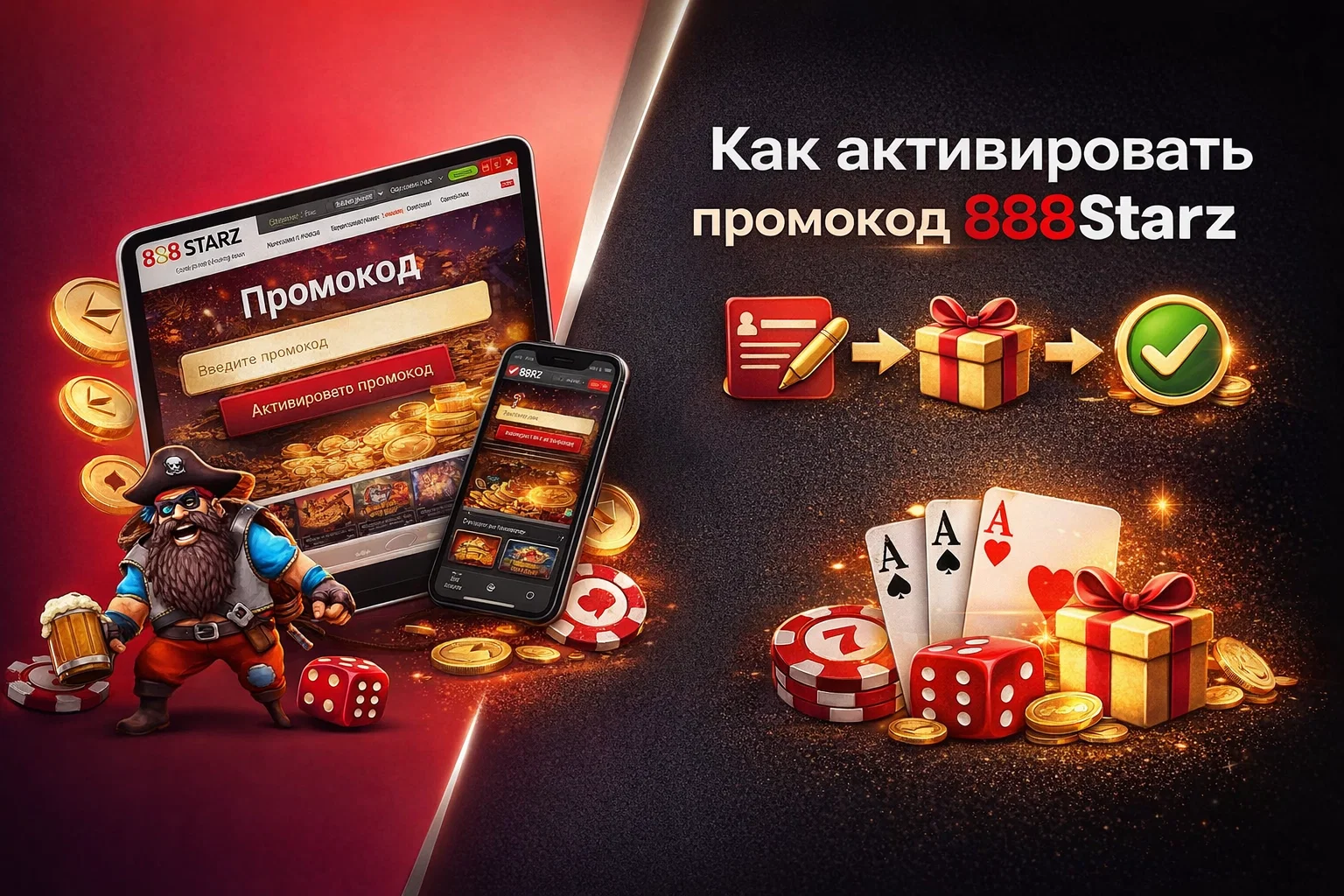 888Starz как активировать промокод и бонусы