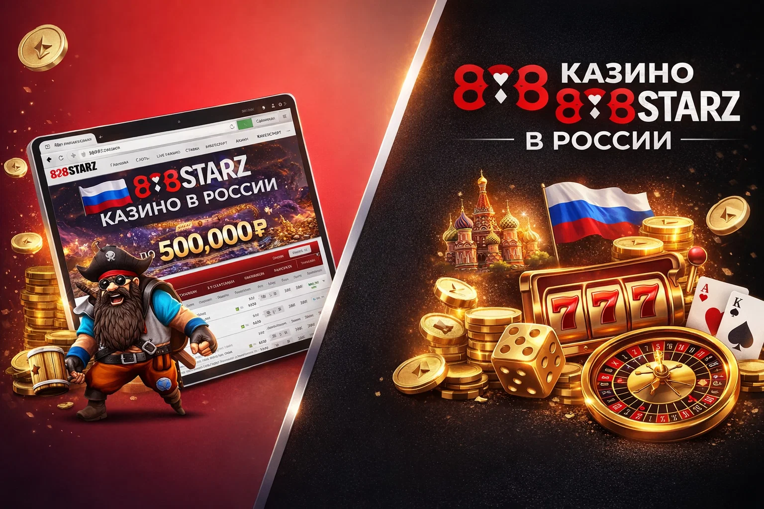 888Starz казино в России